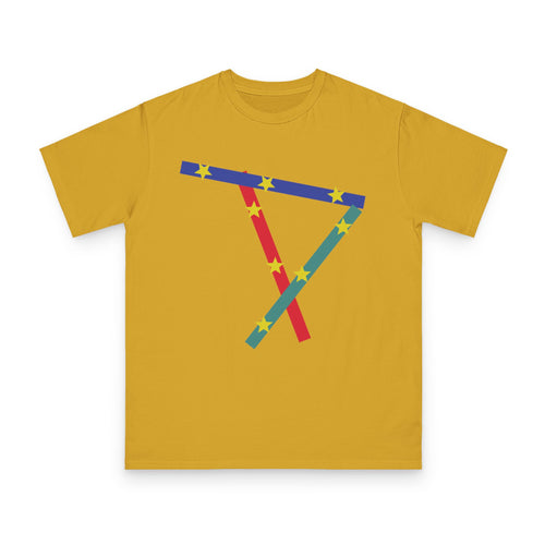 Geometric Star Ribbon T-Shirt